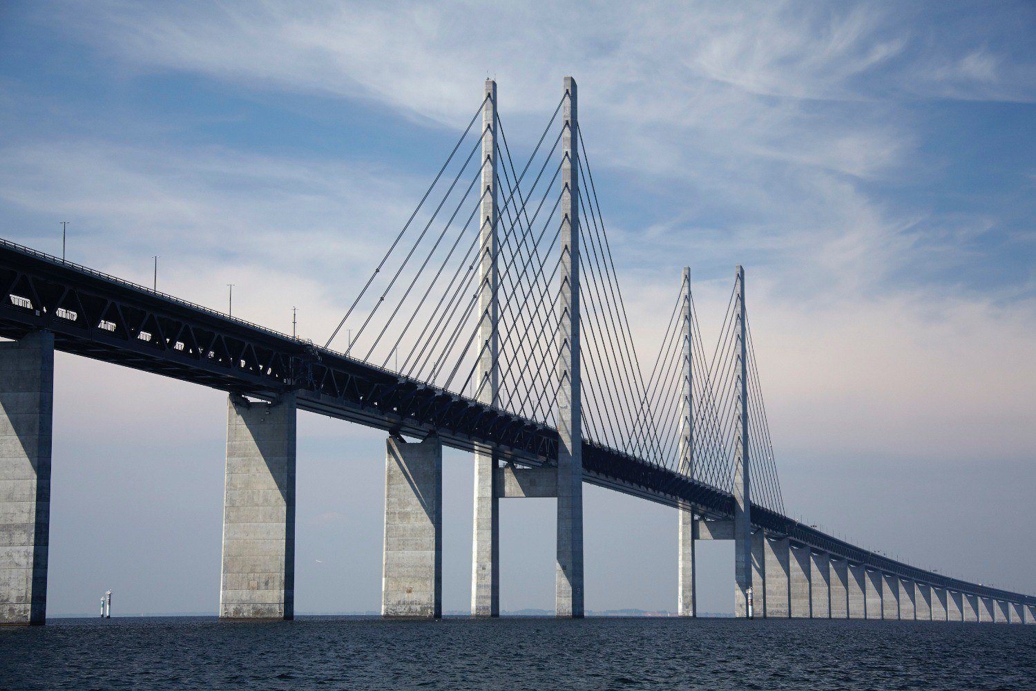 Unter der Øresund Brücke