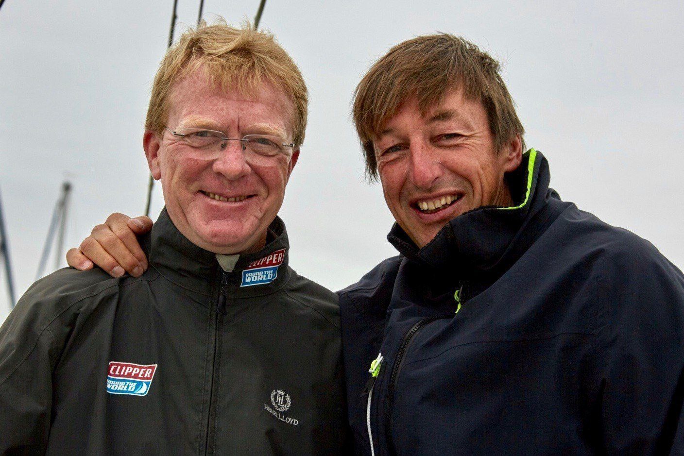 Fun among instructors Partners laugh