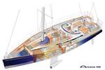 Arcona 400 im Schnitt