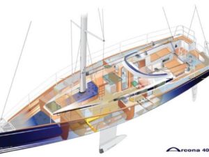 Arcona 400 im Schnitt