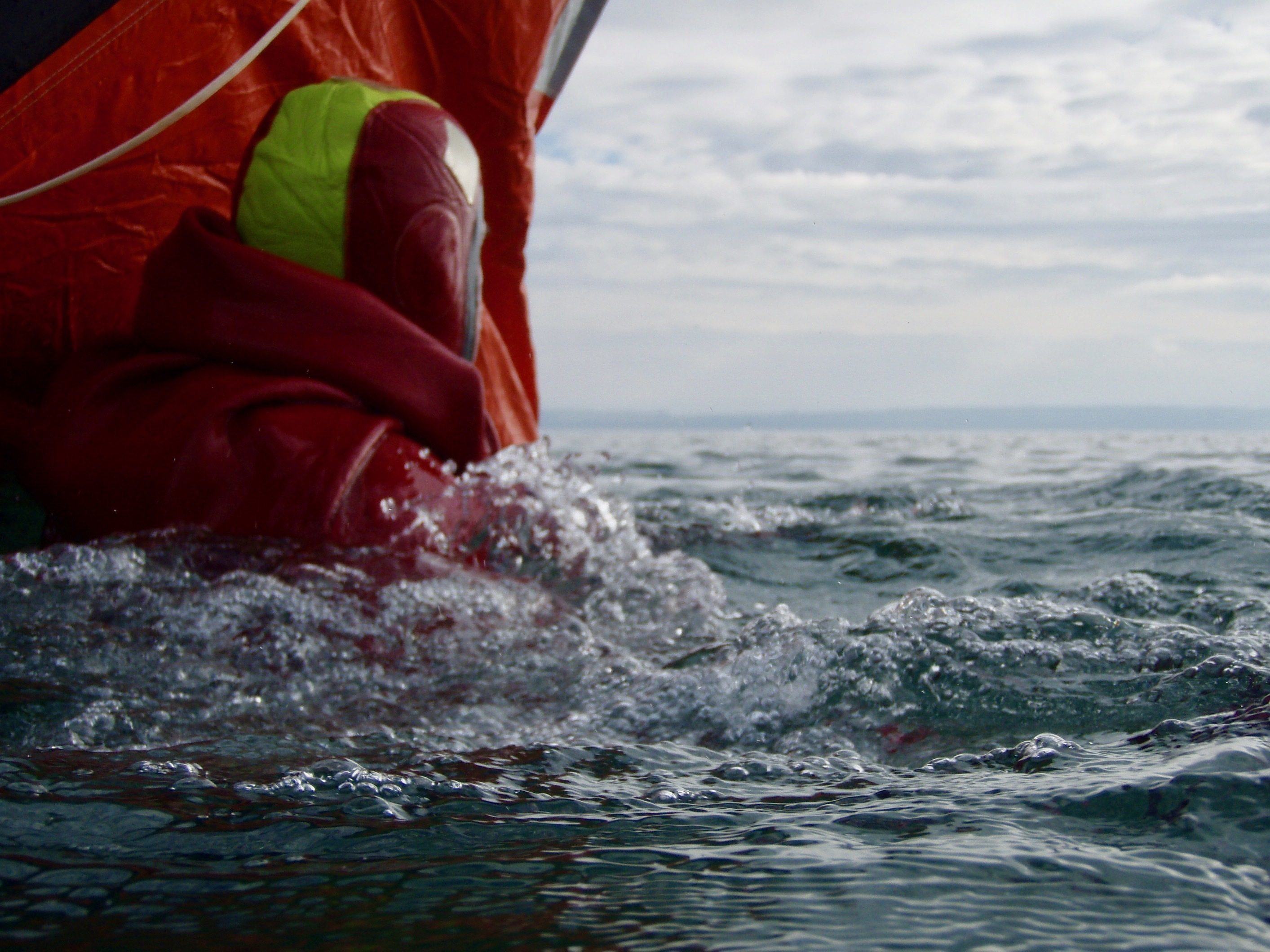 Turn your liferaft Surviving in cold water