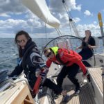 Manoeuvre training during a RYA Day Skipper Course with SAFE-Sailing.